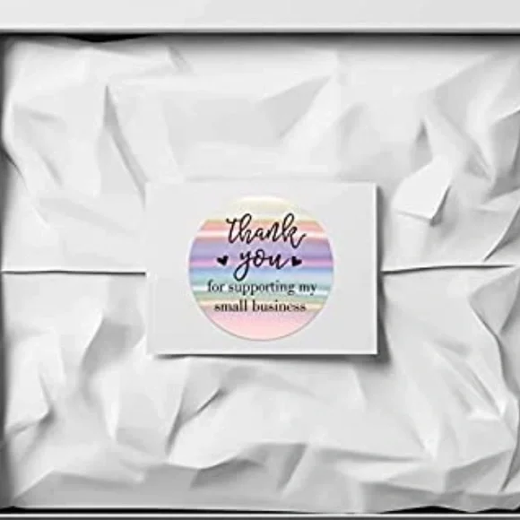 LAST SET! 100 HOLOGRAPHIC SILVER stickers 1.5 inch - Picture 2 of 5